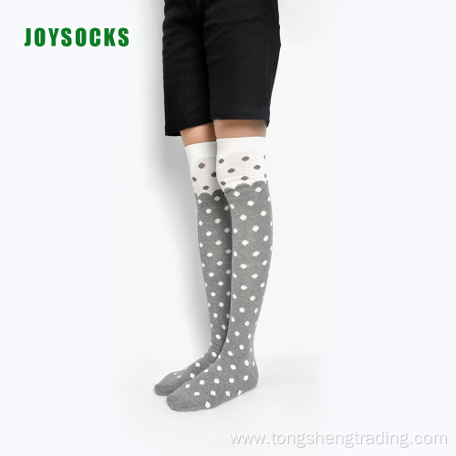 Over knee long dot cute long lady's socks